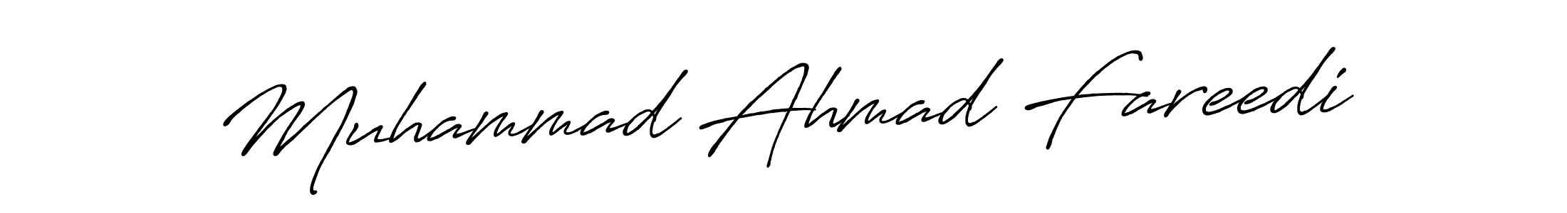 How to make Muhammad Ahmad Fareedi signature? Antro_Vectra_Bolder is a professional autograph style. Create handwritten signature for Muhammad Ahmad Fareedi name. Muhammad Ahmad Fareedi signature style 7 images and pictures png