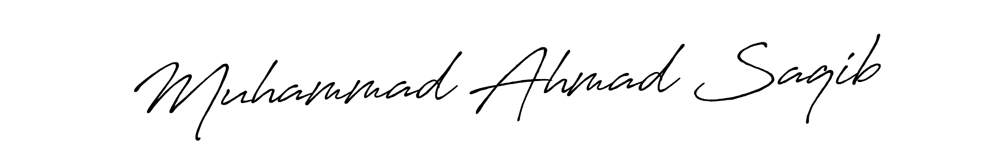 Antro_Vectra_Bolder is a professional signature style that is perfect for those who want to add a touch of class to their signature. It is also a great choice for those who want to make their signature more unique. Get Muhammad Ahmad Saqib name to fancy signature for free. Muhammad Ahmad Saqib signature style 7 images and pictures png