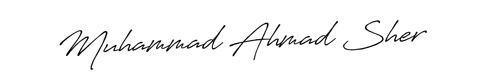 Here are the top 10 professional signature styles for the name Muhammad Ahmad Sher. These are the best autograph styles you can use for your name. Muhammad Ahmad Sher signature style 7 images and pictures png