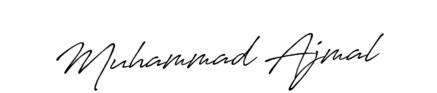 The best way (Antro_Vectra_Bolder) to make a short signature is to pick only two or three words in your name. The name Muhammad Ajmal include a total of six letters. For converting this name. Muhammad Ajmal signature style 7 images and pictures png