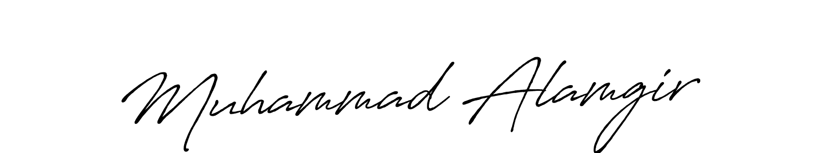 Also we have Muhammad Alamgir name is the best signature style. Create professional handwritten signature collection using Antro_Vectra_Bolder autograph style. Muhammad Alamgir signature style 7 images and pictures png