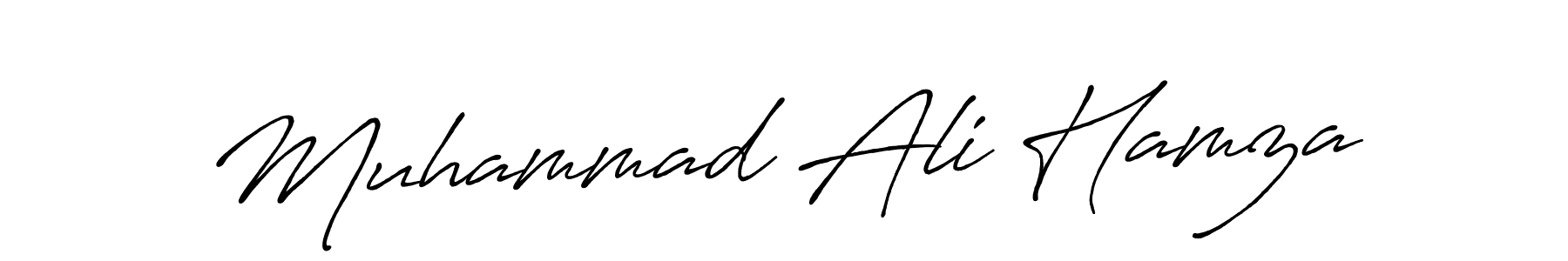 Create a beautiful signature design for name Muhammad Ali Hamza. With this signature (Antro_Vectra_Bolder) fonts, you can make a handwritten signature for free. Muhammad Ali Hamza signature style 7 images and pictures png