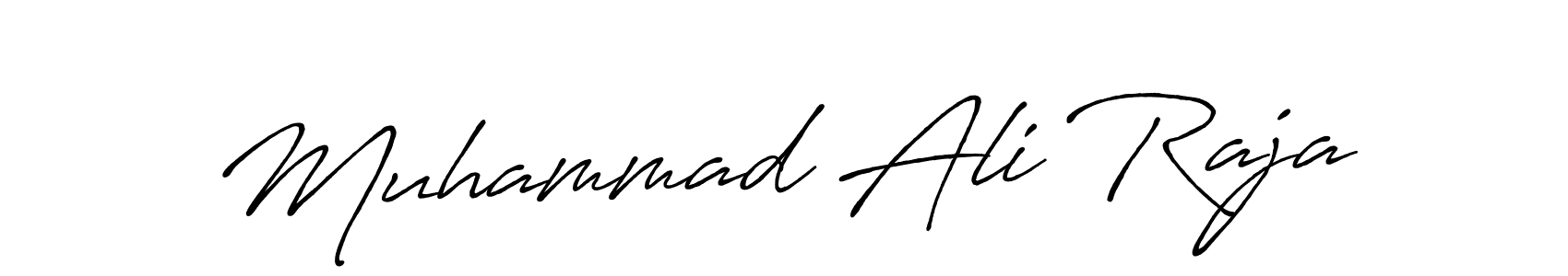 Make a beautiful signature design for name Muhammad Ali Raja. With this signature (Antro_Vectra_Bolder) style, you can create a handwritten signature for free. Muhammad Ali Raja signature style 7 images and pictures png