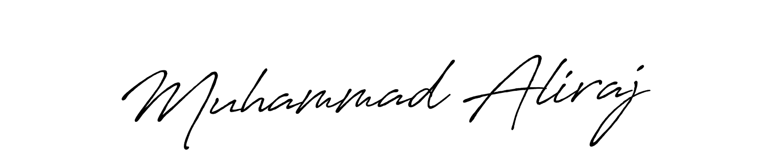 This is the best signature style for the Muhammad Aliraj name. Also you like these signature font (Antro_Vectra_Bolder). Mix name signature. Muhammad Aliraj signature style 7 images and pictures png