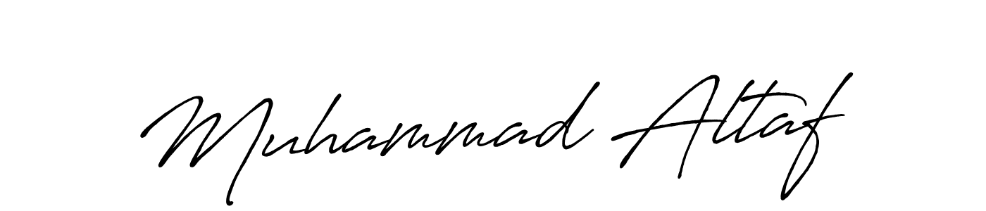 Design your own signature with our free online signature maker. With this signature software, you can create a handwritten (Antro_Vectra_Bolder) signature for name Muhammad Altaf. Muhammad Altaf signature style 7 images and pictures png