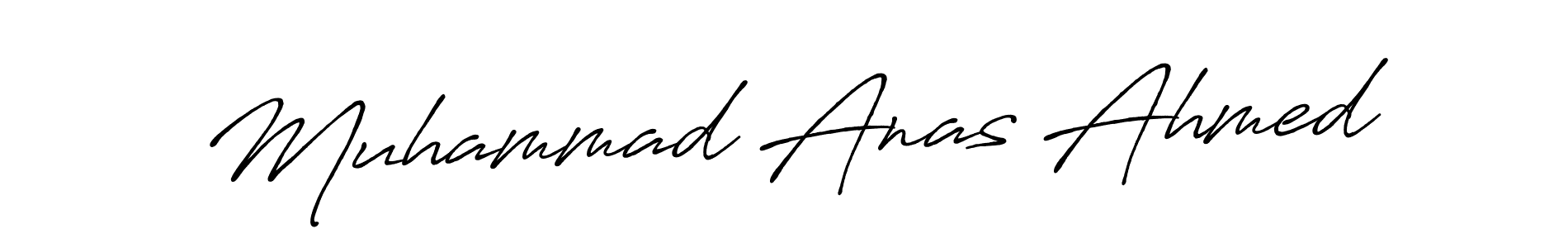 The best way (Antro_Vectra_Bolder) to make a short signature is to pick only two or three words in your name. The name Muhammad Anas Ahmed include a total of six letters. For converting this name. Muhammad Anas Ahmed signature style 7 images and pictures png