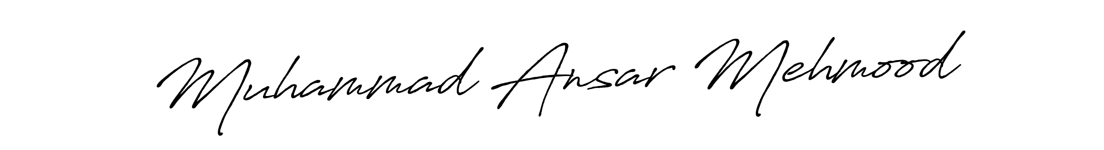 Use a signature maker to create a handwritten signature online. With this signature software, you can design (Antro_Vectra_Bolder) your own signature for name Muhammad Ansar Mehmood. Muhammad Ansar Mehmood signature style 7 images and pictures png
