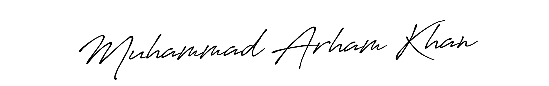 Make a short Muhammad Arham Khan signature style. Manage your documents anywhere anytime using Antro_Vectra_Bolder. Create and add eSignatures, submit forms, share and send files easily. Muhammad Arham Khan signature style 7 images and pictures png