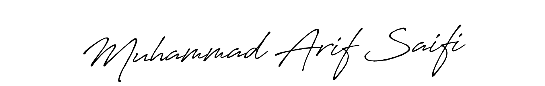 It looks lik you need a new signature style for name Muhammad Arif Saifi. Design unique handwritten (Antro_Vectra_Bolder) signature with our free signature maker in just a few clicks. Muhammad Arif Saifi signature style 7 images and pictures png