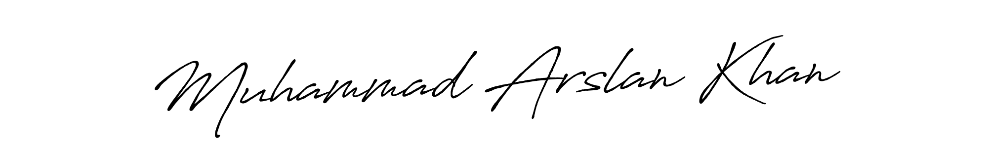 You can use this online signature creator to create a handwritten signature for the name Muhammad Arslan Khan. This is the best online autograph maker. Muhammad Arslan Khan signature style 7 images and pictures png