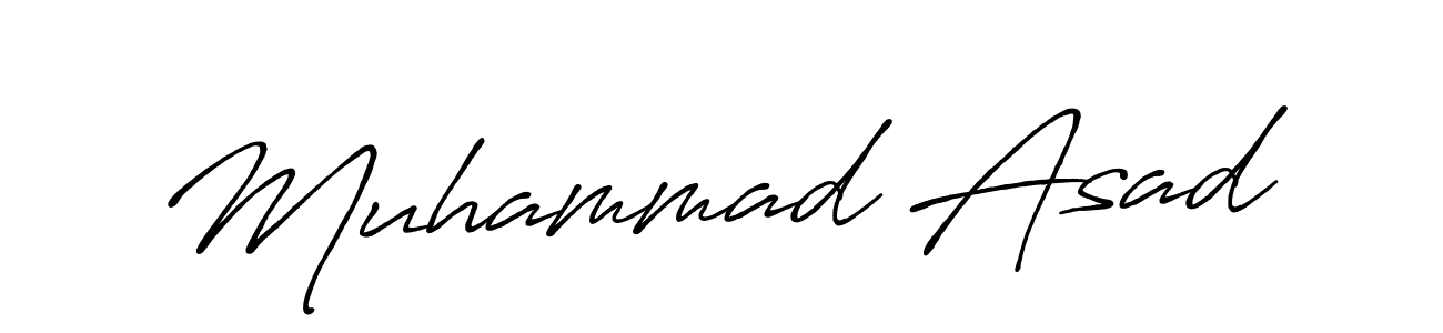 Also You can easily find your signature by using the search form. We will create Muhammad Asad name handwritten signature images for you free of cost using Antro_Vectra_Bolder sign style. Muhammad Asad signature style 7 images and pictures png