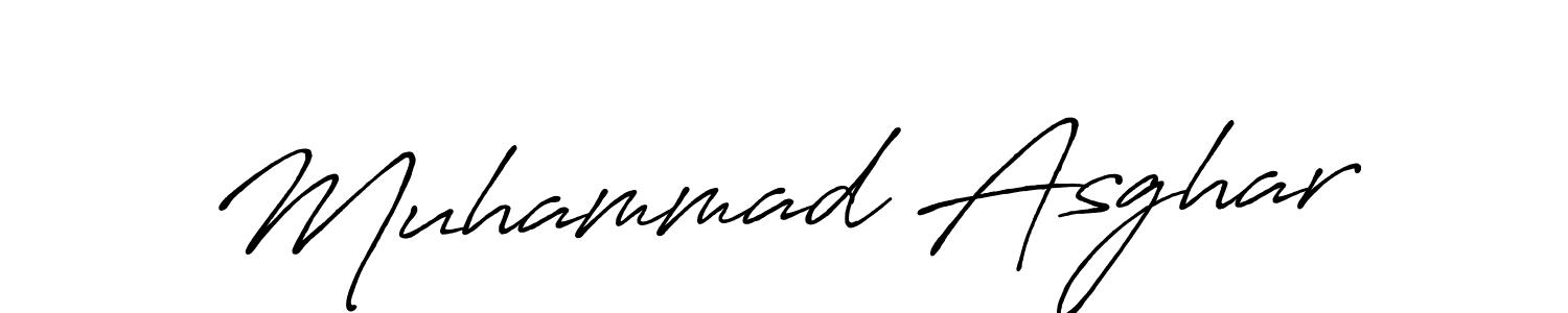 It looks lik you need a new signature style for name Muhammad Asghar. Design unique handwritten (Antro_Vectra_Bolder) signature with our free signature maker in just a few clicks. Muhammad Asghar signature style 7 images and pictures png