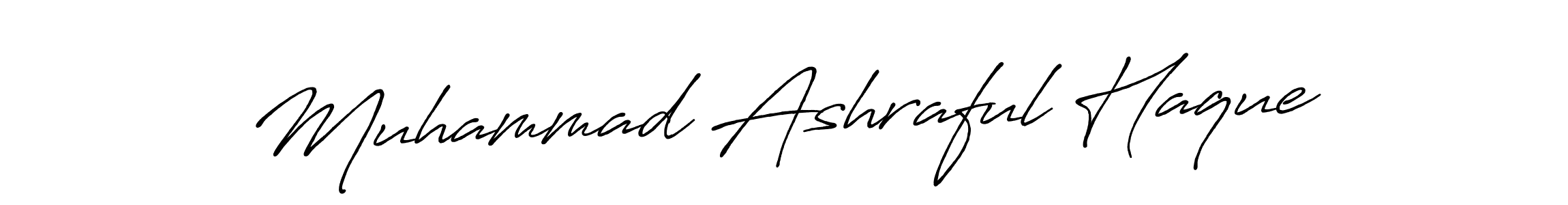 Design your own signature with our free online signature maker. With this signature software, you can create a handwritten (Antro_Vectra_Bolder) signature for name Muhammad Ashraful Haque. Muhammad Ashraful Haque signature style 7 images and pictures png