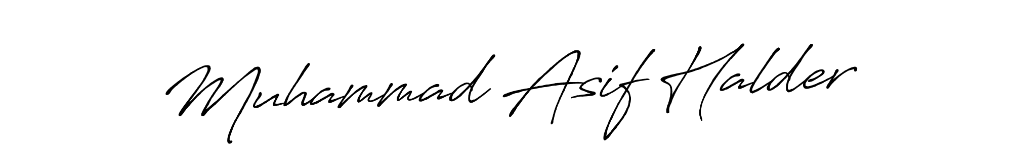 Use a signature maker to create a handwritten signature online. With this signature software, you can design (Antro_Vectra_Bolder) your own signature for name Muhammad Asif Halder. Muhammad Asif Halder signature style 7 images and pictures png