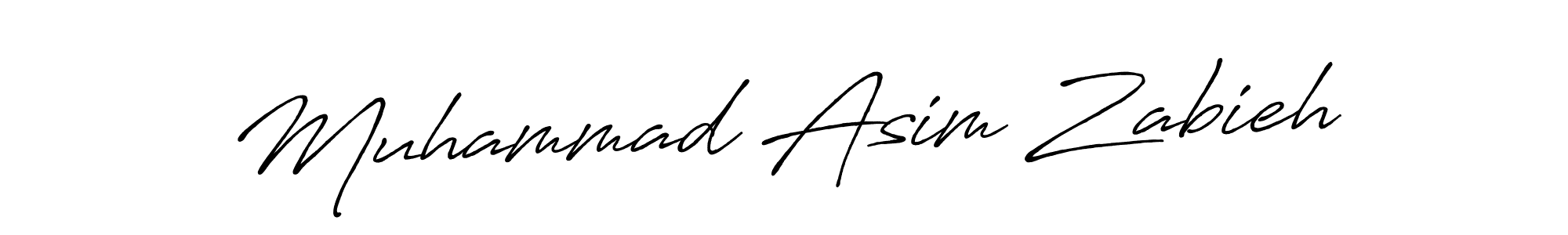 Make a beautiful signature design for name Muhammad Asim Zabieh. Use this online signature maker to create a handwritten signature for free. Muhammad Asim Zabieh signature style 7 images and pictures png