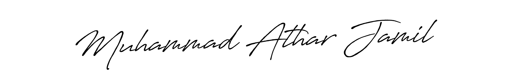 Design your own signature with our free online signature maker. With this signature software, you can create a handwritten (Antro_Vectra_Bolder) signature for name Muhammad Athar Jamil. Muhammad Athar Jamil signature style 7 images and pictures png