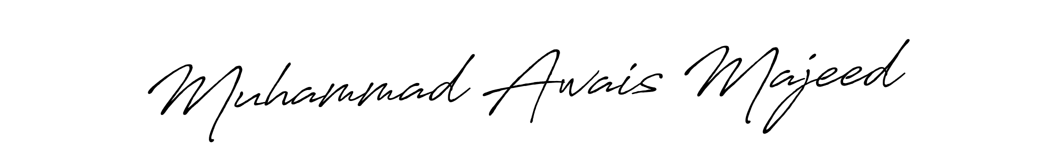 Also we have Muhammad Awais Majeed name is the best signature style. Create professional handwritten signature collection using Antro_Vectra_Bolder autograph style. Muhammad Awais Majeed signature style 7 images and pictures png
