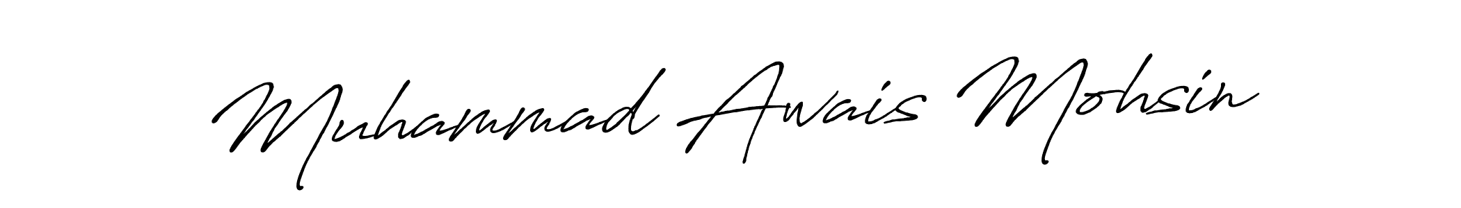 Use a signature maker to create a handwritten signature online. With this signature software, you can design (Antro_Vectra_Bolder) your own signature for name Muhammad Awais Mohsin. Muhammad Awais Mohsin signature style 7 images and pictures png