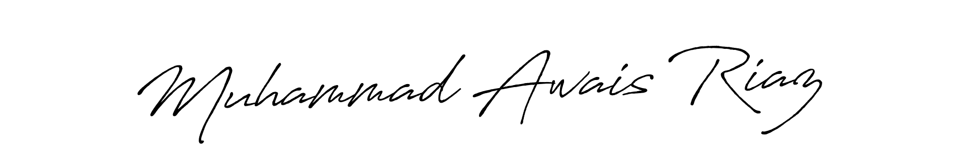 The best way (Antro_Vectra_Bolder) to make a short signature is to pick only two or three words in your name. The name Muhammad Awais Riaz include a total of six letters. For converting this name. Muhammad Awais Riaz signature style 7 images and pictures png