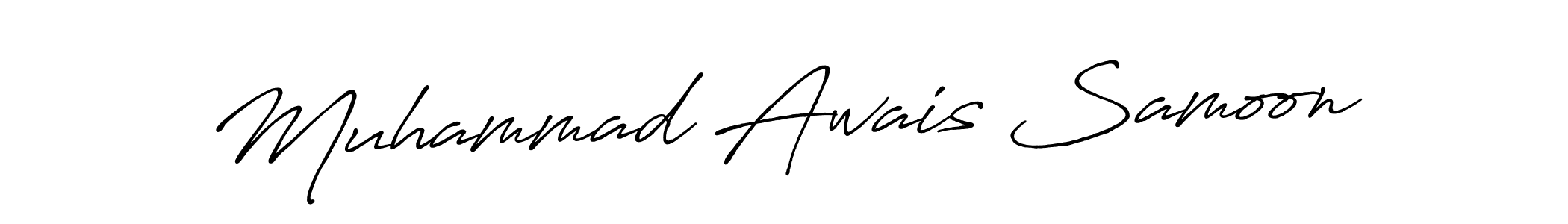 Once you've used our free online signature maker to create your best signature Antro_Vectra_Bolder style, it's time to enjoy all of the benefits that Muhammad Awais Samoon name signing documents. Muhammad Awais Samoon signature style 7 images and pictures png