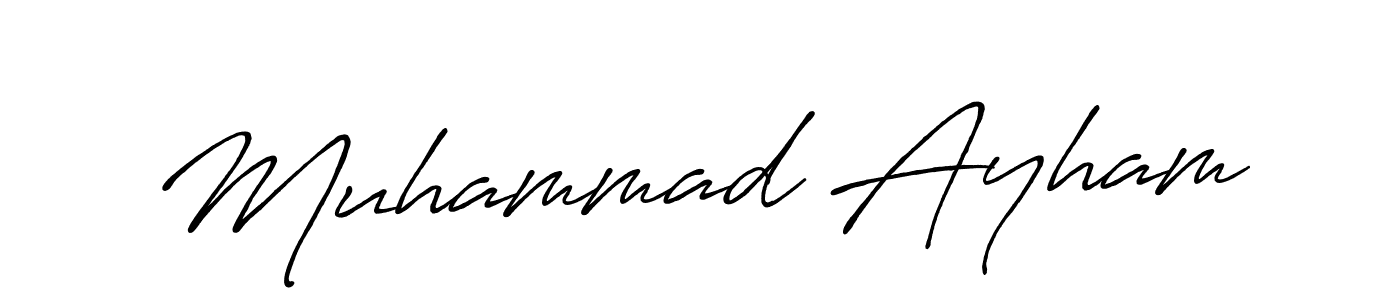 Also You can easily find your signature by using the search form. We will create Muhammad Ayham name handwritten signature images for you free of cost using Antro_Vectra_Bolder sign style. Muhammad Ayham signature style 7 images and pictures png