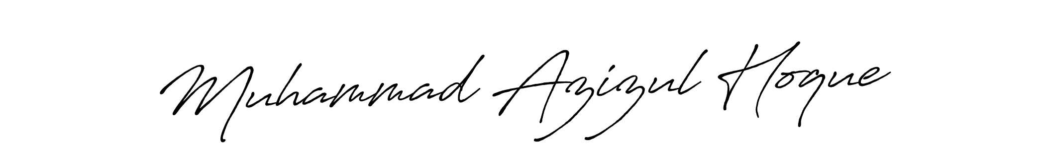 The best way (Antro_Vectra_Bolder) to make a short signature is to pick only two or three words in your name. The name Muhammad Azizul Hoque include a total of six letters. For converting this name. Muhammad Azizul Hoque signature style 7 images and pictures png