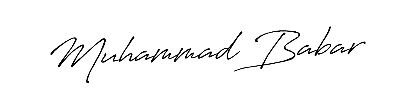 Make a beautiful signature design for name Muhammad Babar. Use this online signature maker to create a handwritten signature for free. Muhammad Babar signature style 7 images and pictures png