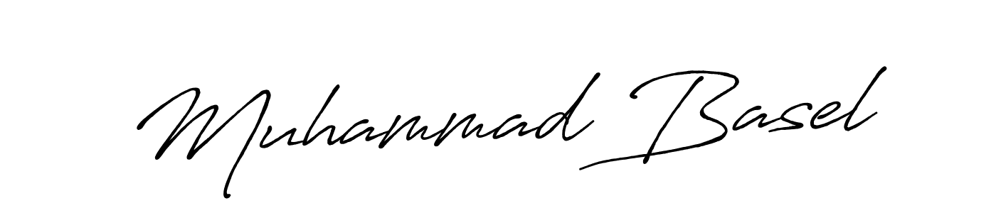 Muhammad Basel stylish signature style. Best Handwritten Sign (Antro_Vectra_Bolder) for my name. Handwritten Signature Collection Ideas for my name Muhammad Basel. Muhammad Basel signature style 7 images and pictures png