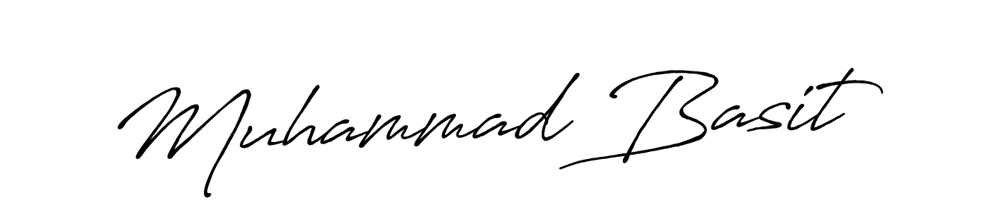 It looks lik you need a new signature style for name Muhammad Basit. Design unique handwritten (Antro_Vectra_Bolder) signature with our free signature maker in just a few clicks. Muhammad Basit signature style 7 images and pictures png