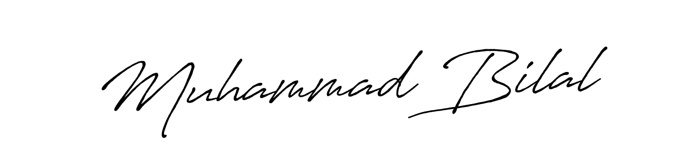 Also we have Muhammad Bilal name is the best signature style. Create professional handwritten signature collection using Antro_Vectra_Bolder autograph style. Muhammad Bilal signature style 7 images and pictures png