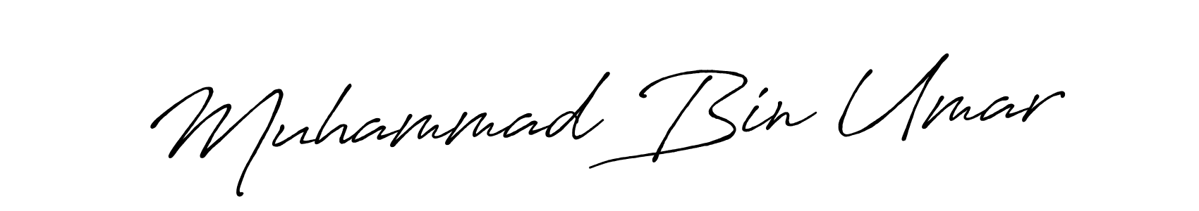 Muhammad Bin Umar stylish signature style. Best Handwritten Sign (Antro_Vectra_Bolder) for my name. Handwritten Signature Collection Ideas for my name Muhammad Bin Umar. Muhammad Bin Umar signature style 7 images and pictures png