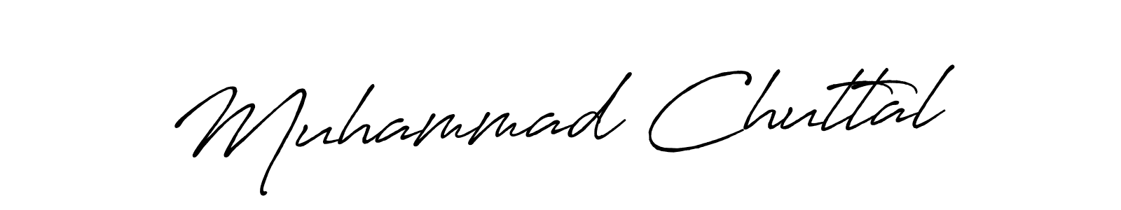 Also we have Muhammad Chuttal name is the best signature style. Create professional handwritten signature collection using Antro_Vectra_Bolder autograph style. Muhammad Chuttal signature style 7 images and pictures png