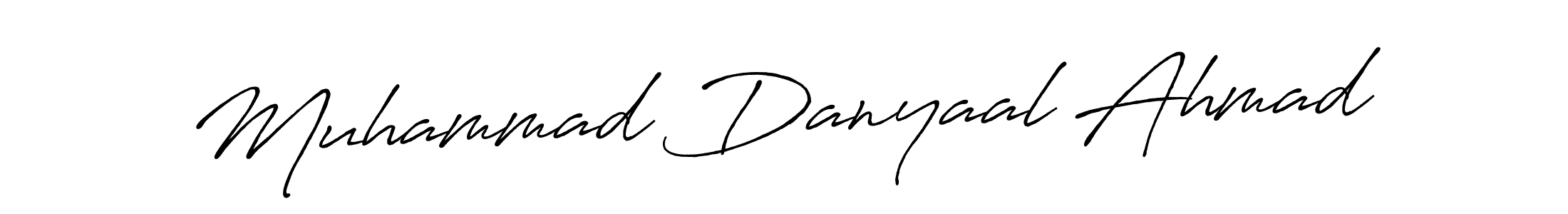 How to make Muhammad Danyaal Ahmad signature? Antro_Vectra_Bolder is a professional autograph style. Create handwritten signature for Muhammad Danyaal Ahmad name. Muhammad Danyaal Ahmad signature style 7 images and pictures png