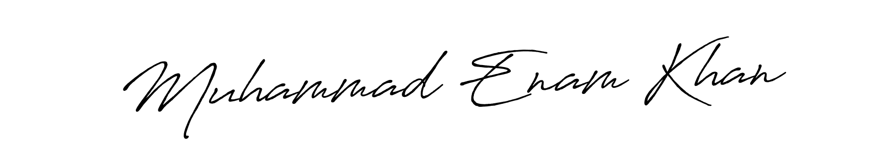 This is the best signature style for the Muhammad Enam Khan name. Also you like these signature font (Antro_Vectra_Bolder). Mix name signature. Muhammad Enam Khan signature style 7 images and pictures png