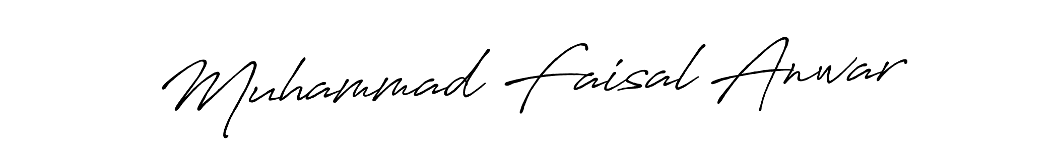 Use a signature maker to create a handwritten signature online. With this signature software, you can design (Antro_Vectra_Bolder) your own signature for name Muhammad Faisal Anwar. Muhammad Faisal Anwar signature style 7 images and pictures png