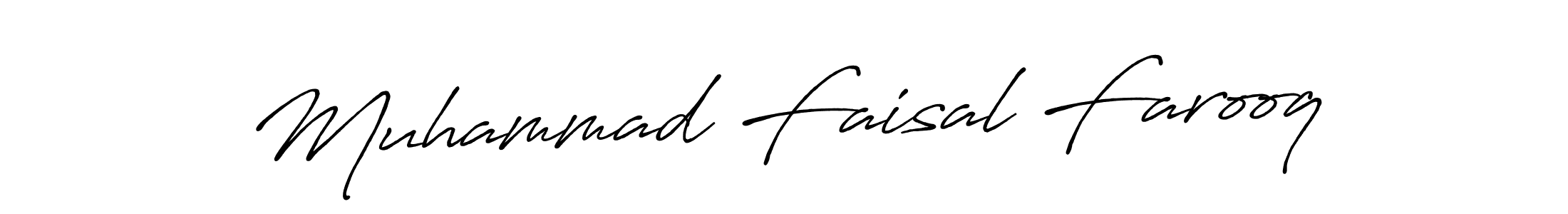 Also we have Muhammad Faisal Farooq name is the best signature style. Create professional handwritten signature collection using Antro_Vectra_Bolder autograph style. Muhammad Faisal Farooq signature style 7 images and pictures png