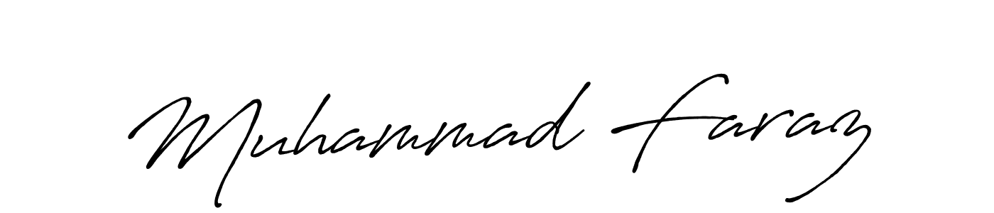 How to make Muhammad Faraz signature? Antro_Vectra_Bolder is a professional autograph style. Create handwritten signature for Muhammad Faraz name. Muhammad Faraz signature style 7 images and pictures png