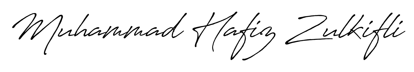 The best way (Antro_Vectra_Bolder) to make a short signature is to pick only two or three words in your name. For converting this name Muhammad Hafiz Zulkifli. Muhammad Hafiz Zulkifli signature style 7 images and pictures png