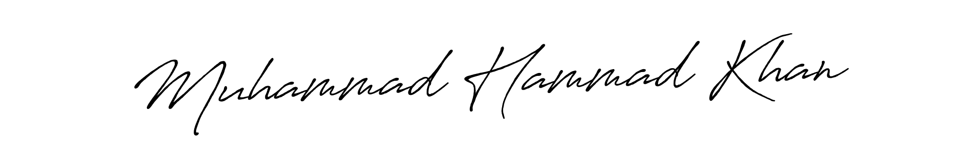 How to make Muhammad Hammad Khan signature? Antro_Vectra_Bolder is a professional autograph style. Create handwritten signature for Muhammad Hammad Khan name. Muhammad Hammad Khan signature style 7 images and pictures png