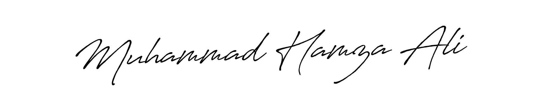 The best way (Antro_Vectra_Bolder) to make a short signature is to pick only two or three words in your name. The name Muhammad Hamza Ali include a total of six letters. For converting this name. Muhammad Hamza Ali signature style 7 images and pictures png