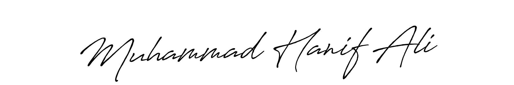 Best and Professional Signature Style for Muhammad Hanif Ali. Antro_Vectra_Bolder Best Signature Style Collection. Muhammad Hanif Ali signature style 7 images and pictures png