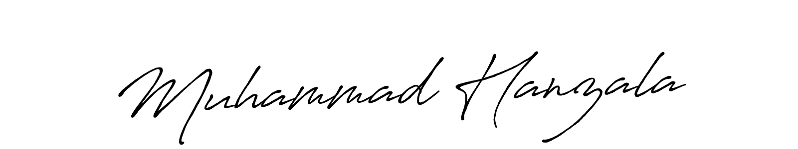 Design your own signature with our free online signature maker. With this signature software, you can create a handwritten (Antro_Vectra_Bolder) signature for name Muhammad Hanzala. Muhammad Hanzala signature style 7 images and pictures png