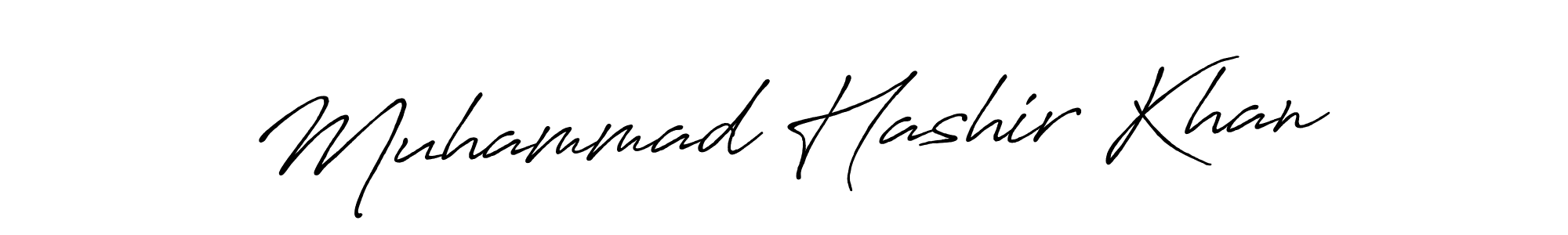 Design your own signature with our free online signature maker. With this signature software, you can create a handwritten (Antro_Vectra_Bolder) signature for name Muhammad Hashir Khan. Muhammad Hashir Khan signature style 7 images and pictures png