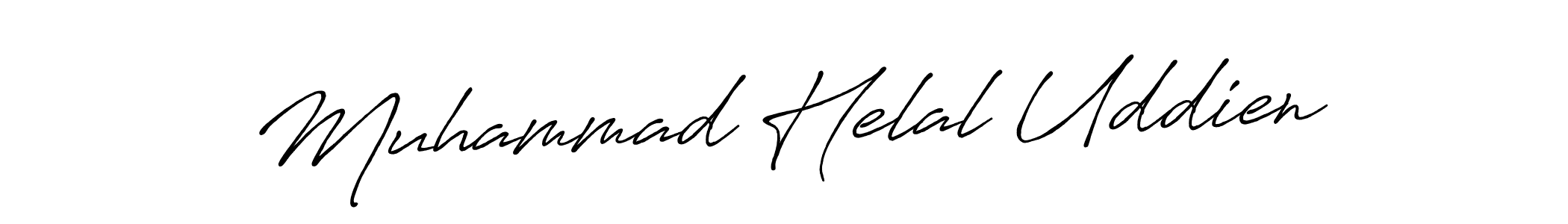 Muhammad Helal Uddien stylish signature style. Best Handwritten Sign (Antro_Vectra_Bolder) for my name. Handwritten Signature Collection Ideas for my name Muhammad Helal Uddien. Muhammad Helal Uddien signature style 7 images and pictures png