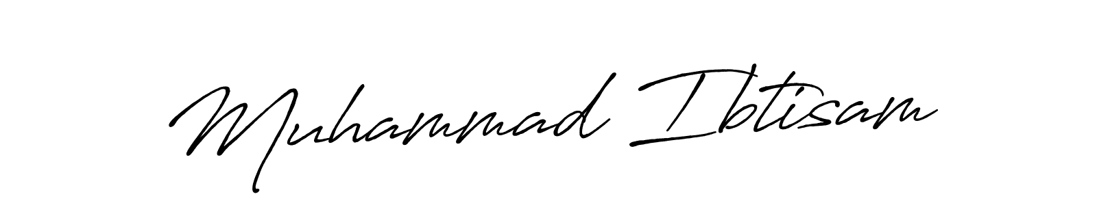 Muhammad Ibtisam stylish signature style. Best Handwritten Sign (Antro_Vectra_Bolder) for my name. Handwritten Signature Collection Ideas for my name Muhammad Ibtisam. Muhammad Ibtisam signature style 7 images and pictures png