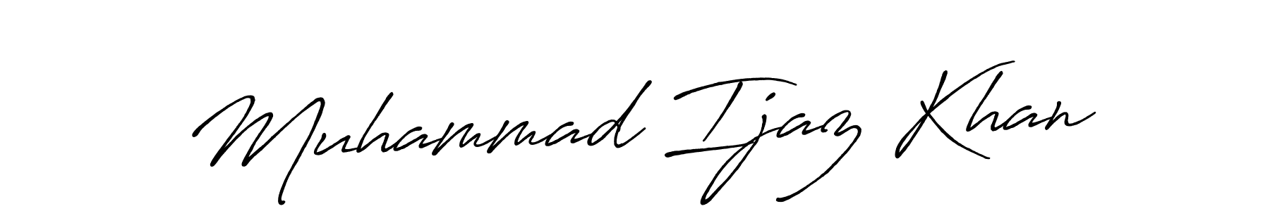 Also You can easily find your signature by using the search form. We will create Muhammad Ijaz Khan name handwritten signature images for you free of cost using Antro_Vectra_Bolder sign style. Muhammad Ijaz Khan signature style 7 images and pictures png