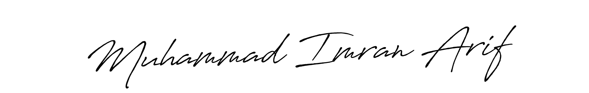 Once you've used our free online signature maker to create your best signature Antro_Vectra_Bolder style, it's time to enjoy all of the benefits that Muhammad Imran Arif name signing documents. Muhammad Imran Arif signature style 7 images and pictures png