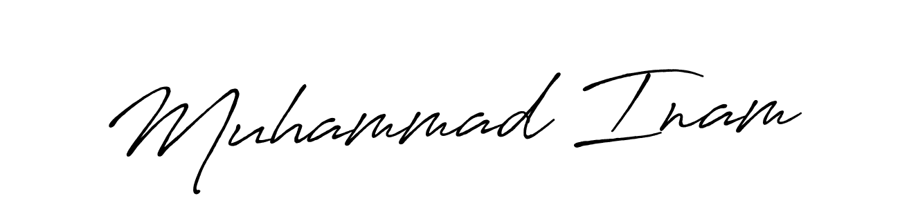 You should practise on your own different ways (Antro_Vectra_Bolder) to write your name (Muhammad Inam) in signature. don't let someone else do it for you. Muhammad Inam signature style 7 images and pictures png