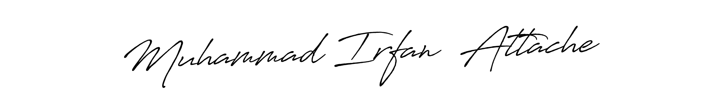 How to make Muhammad Irfan  Attache signature? Antro_Vectra_Bolder is a professional autograph style. Create handwritten signature for Muhammad Irfan  Attache name. Muhammad Irfan  Attache signature style 7 images and pictures png