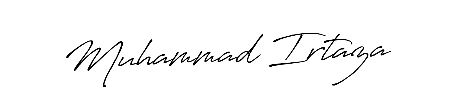 It looks lik you need a new signature style for name Muhammad Irtaza. Design unique handwritten (Antro_Vectra_Bolder) signature with our free signature maker in just a few clicks. Muhammad Irtaza signature style 7 images and pictures png